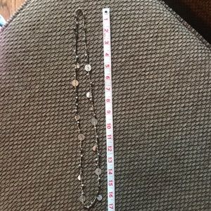 Necklace with silver accents